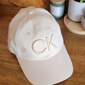 CK Cream Baseball Cap Not In Hat Sale
